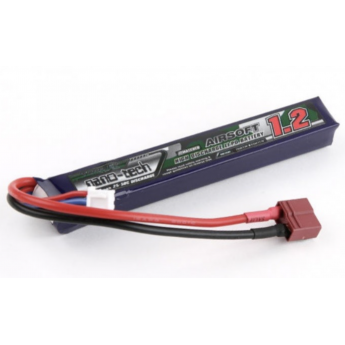 batteria fucile soft air Nano-tech 1200 Mah  25-50 C 7,4 v Lipo