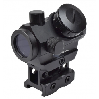 OTTICA RED DOT SIGHT M1K CON RIALZO NERO